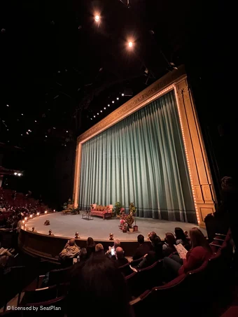 Vivian Beaumont Theater Orchestra H504 view from seat photo