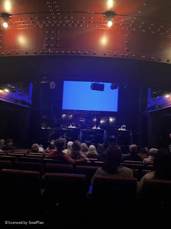 Royal Court Theatre Stalls L11 view from seat photo