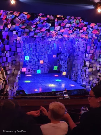 Cambridge Theatre Dress Circle F32 view from seat photo