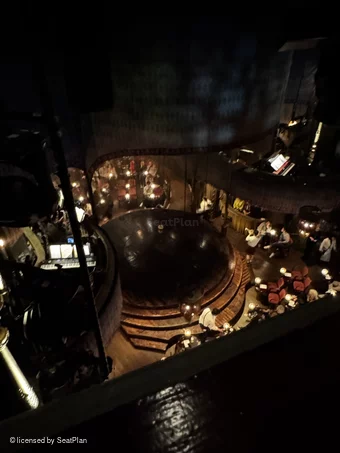 Playhouse Theatre Upper Circle B21 view from seat photo