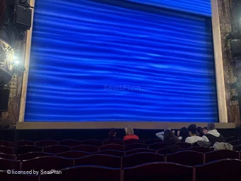Novello Theatre Stalls J21 view from seat photo