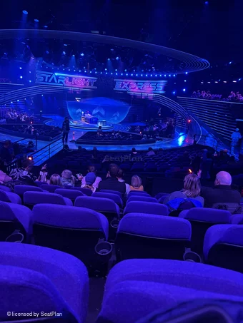 Wembley Park Theatre Locomotive Seats R37 view from seat photo