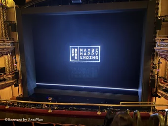 Belasco Theatre Mezzanine E113 view from seat photo