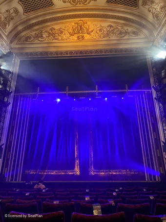 Lyric Theatre Stalls H11 view from seat photo