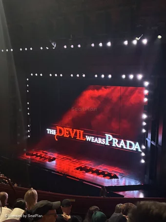 Dominion Theatre Circle F5 view from seat photo