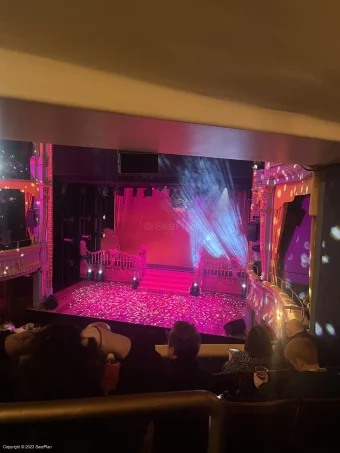 Harold Pinter Theatre Dress Circle E4 view from seat photo