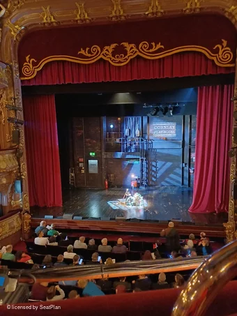Apollo Theatre Dress Circle A13 view from seat photo