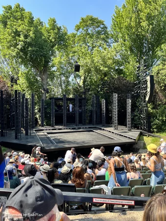 Regent's Park Open Air Theatre Upper Right L44 view from seat photo