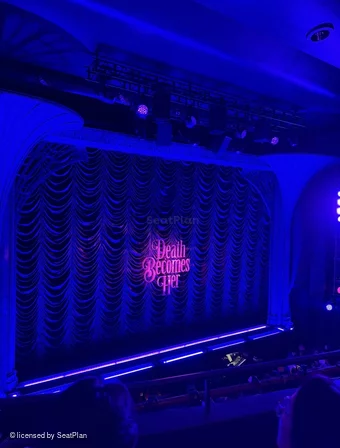 Lunt-Fontanne Theatre Front Mezzanine B9 view from seat photo