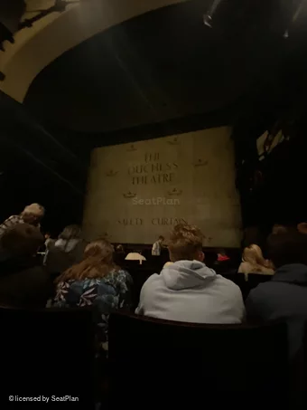 Duchess Theatre Stalls G7 view from seat photo