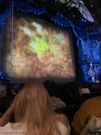 Apollo Victoria Theatre Stalls E34 view from seat photo