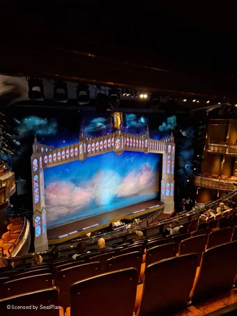 Prince of Wales Theatre Circle J42 view from seat photo