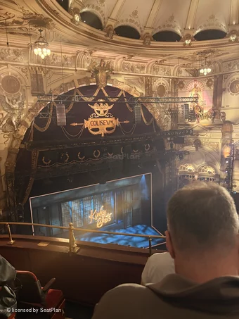 London Coliseum Balcony D44 view from seat photo