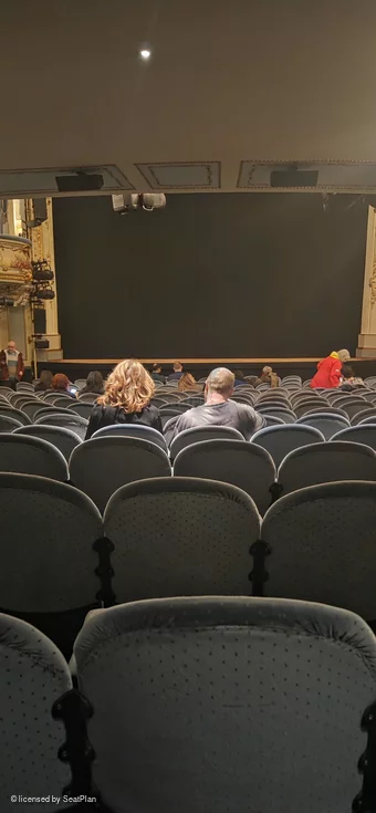 Wyndham's Theatre Stalls Q21 view from seat photo