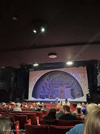 Peacock Theatre Stalls V8 view from seat photo
