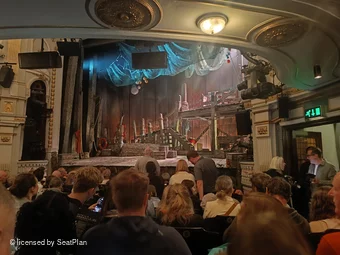 Ambassadors Theatre Stalls K2 view from seat photo