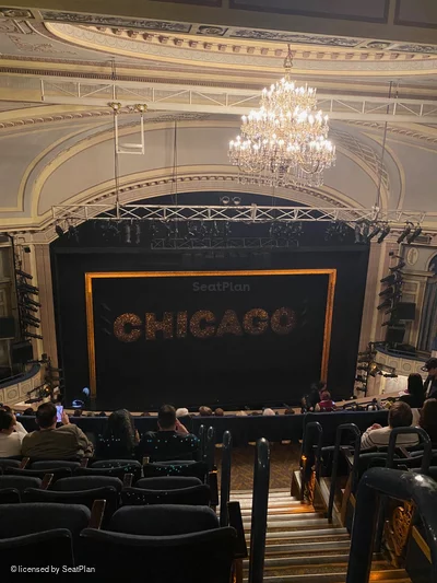 Ambassador Theatre Rear Mezzanine F101 view from seat photo