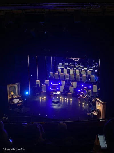 Theatre Royal Drury Lane Grand Circle H15 view from seat photo