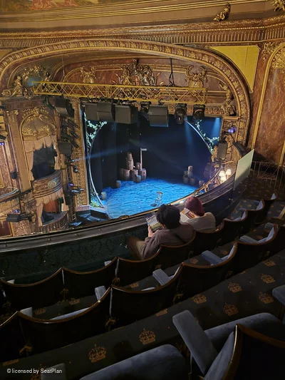 Theatre Royal Haymarket Upper Circle D2 view from seat photo