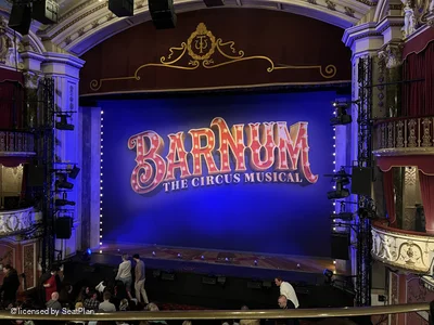 New Wimbledon Theatre Dress Circle B8 view from seat photo