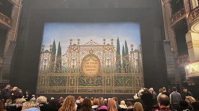 Theatre Royal Drury Lane Stalls N23 view from seat photo