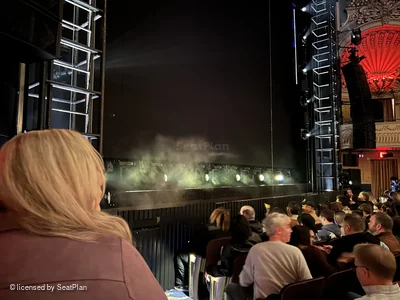 Palace Theatre Orchestra E1 view from seat photo