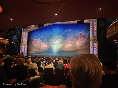 Prince of Wales Theatre Stalls M12 view from seat photo