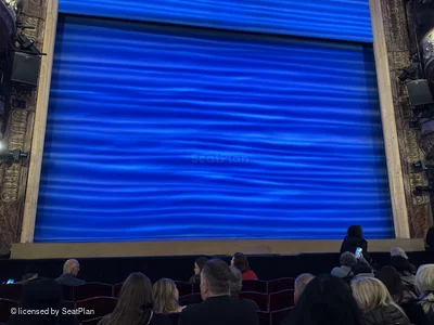 Novello Theatre Stalls J19 view from seat photo