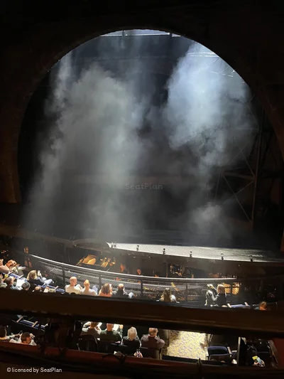 Lunt-Fontanne Theatre Front Mezzanine A2 view from seat photo