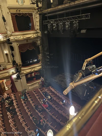 Noel Coward Theatre Grand Circle AA6 view from seat photo