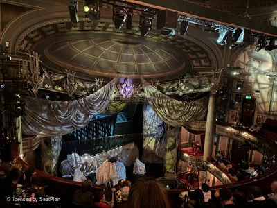 His Majesty's Theatre Grand Circle G29 view from seat photo