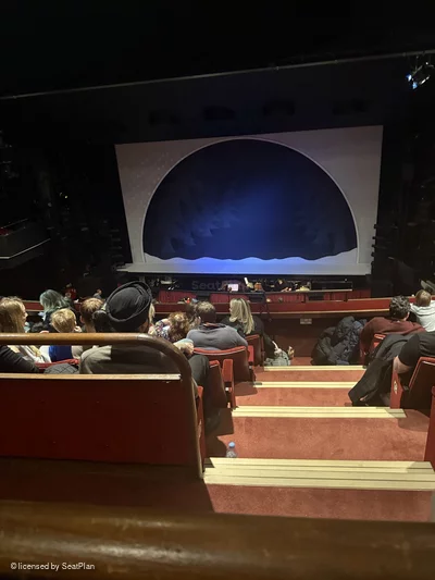 Peacock Theatre Dress Circle E12 view from seat photo