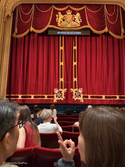 Royal Opera House Orchestra Stalls H14 view from seat photo