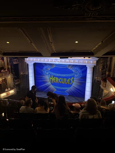 Theatre Royal Drury Lane Grand Circle H16 view from seat photo