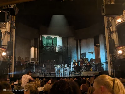 Lyric Theatre Stalls R14 view from seat photo