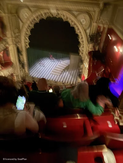 Lyric Hammersmith Upper Circle F9 view from seat photo