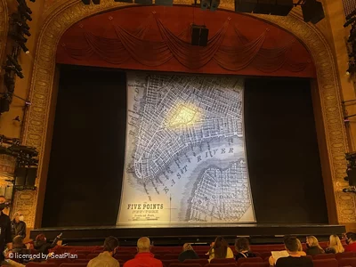 Barrymore Theatre Orchestra L104 view from seat photo