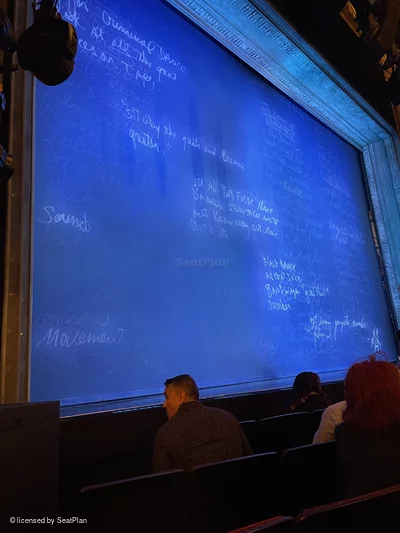 Neil Simon Theatre Orchestra D11 view from seat photo