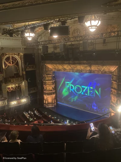 Theatre Royal Drury Lane Grand Circle E7 view from seat photo