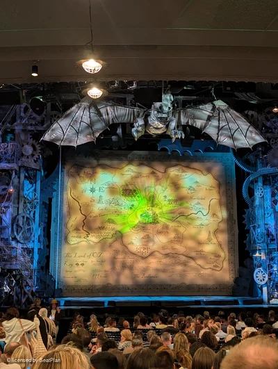 Apollo Victoria Theatre Stalls Z31 view from seat photo