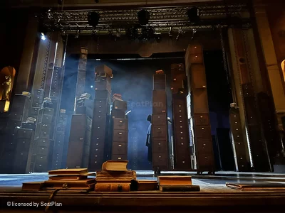 Alexandra Palace Theatre Stalls E16 view from seat photo