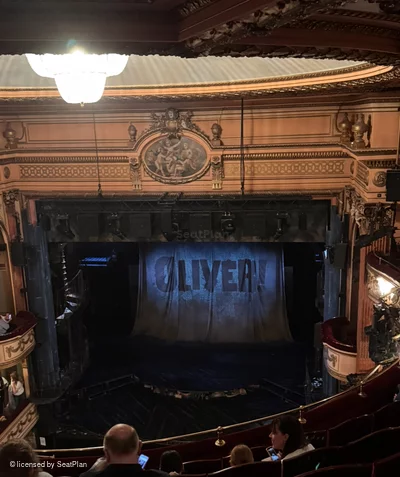 Gielgud Theatre Grand Circle F8 view from seat photo