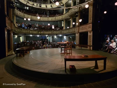 Duke of York's Theatre On Stage Seating B9 view from seat photo
