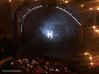 Lyric Theatre Balcony A6 view from seat photo