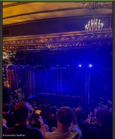 Lena Horne Theatre Rear Mezzanine M2 view from seat photo