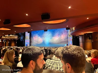 Prince of Wales Theatre Stalls S3 view from seat photo