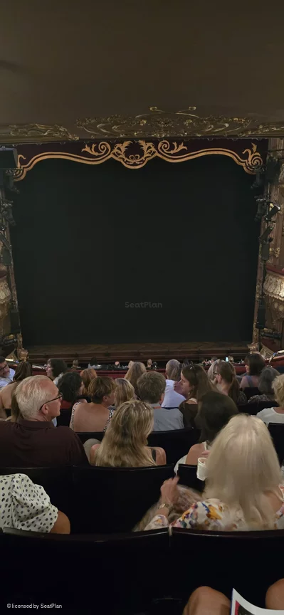 Apollo Theatre Dress Circle G18 view from seat photo