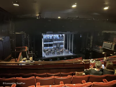 Peacock Theatre Dress Circle J23 view from seat photo