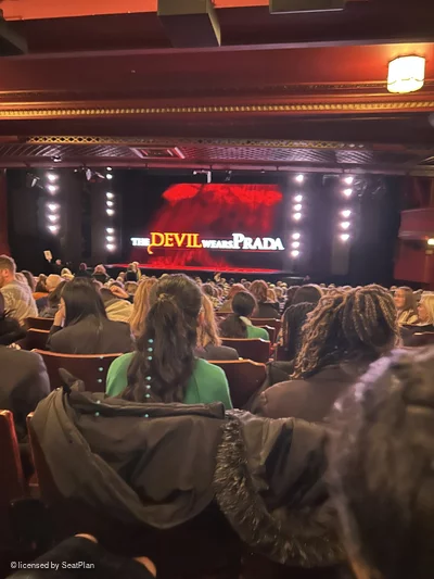 Dominion Theatre Stalls WW16 view from seat photo