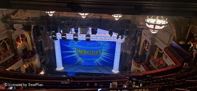 Theatre Royal Drury Lane Balcony K21 view from seat photo
